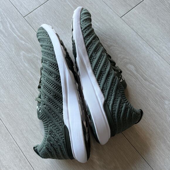 APL Techloom Wave Mens Knit Athletic Sneakers Green Size 7 1020XC - Picture 12 of 16